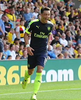 Mesut Ozil Scores the Third Goal: Arsenal's Triumph at Watford (2016-17)