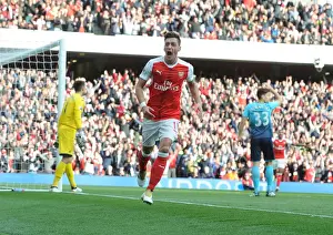 Mesut Ozil Scores the Third Goal: Arsenal's Victory over Swansea City, Premier League 2016-17