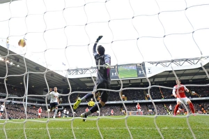 Tottenham Hotspur V Arsenal 2014-15 Prints: Mesut Ozil Scores the Winner: Tottenham vs. Arsenal, Premier League 2014-15