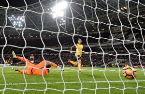 West Ham United V Arsenal 2016-17 Prints: Mesut Ozil Scores the Winner: West Ham United vs. Arsenal, Premier League 2016-17