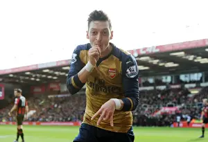 Mesut Ozil Scores the Winning Goal: Arsenal's Triumph at Bournemouth (2015-16)