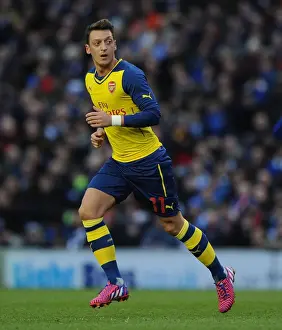 Brighton And Hove Albion V Arsenal - FA Cup 2014/15 Prints: Mesut Ozil Shines: Arsenal's FA Cup Victory over Brighton & Hove Albion, 2015