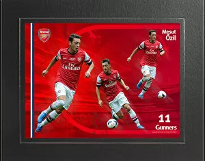 Images Dated 19th November 2013: Mesut Ozil Triple Image Photograph in Strut Mount