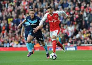 Mesut Ozil vs. Adam Forshaw: A Premier League Battle at Emirates Stadium (2016-17)