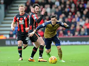 Mesut Ozil vs. Adam Smith: A Midfield Battle at The Vitality Stadium, Premier League 2015-16