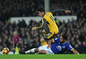 Mesut Ozil vs Ashley Williams: Intense Battle at Goodison Park - Everton vs Arsenal, Premier League 2016-17