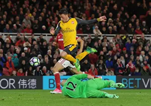 Mesut Ozil vs. Brad Guzan: A Premier League Face-Off at Riverside Stadium