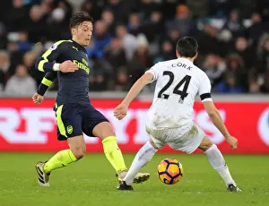 Mesut Ozil vs Jack Cork: A Premier League Showdown at Swansea City