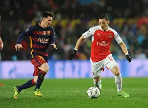 Mesut Ozil vs. Lionel Messi: A Champions League Battle