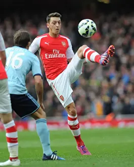 Mesut Ozil vs Mark Noble: Battle for Midfield Supremacy - Arsenal v West Ham United, Premier League 2015