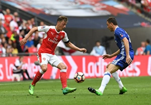 Arsenal V Chelsea - FA Cup Final 2017 Prints: Mesut Ozil vs. Nemanja Matic: A Battle at the FA Cup Final