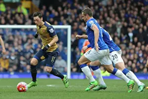 Mesut Ozil vs. Phil Jagielka: A Premier League Showdown at Goodison Park