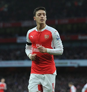 Arsenal V Newcastle United 2015-16 Prints: Mesut Ozil's Brilliant Performance: Arsenal vs. Newcastle United (2015-16)