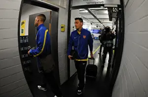 West Bromwich Albion V Arsenal 2013-14 Prints: Mesut Ozil's Emotional Return: Borussia Dortmund vs