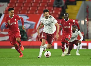 Liverpool V Arsenal 2020-21 Prints: Midfield Showdown: Dani Ceballos vs