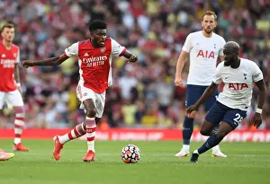 Arsenal V Tottenham Hotspur 2021-22 Prints: Midfield Showdown: Partey vs. Ndombele - Arsenal vs