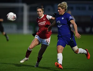 Arsenal Women V Chelsea Women 2020-21 Prints: Miedema vs. Bright: A Titanic Clash in Arsenal vs. Chelsea FA WSL Showdown
