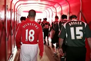 Arsenal v Plymouth Argyle - FA Cup 2008-09 Collection: Mikael Silvestre