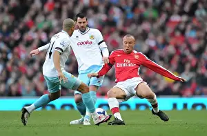 Mikael Silvestre (Arsenal) Steven Thompson and Tyrone Mears (Burnley). Arsenal 3