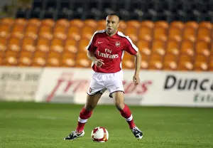 Silvestre Mikael Prints: Mikael Silvestre's Game-Winning Performance: Arsenal's Thrilling Comeback Against Stoke City Reserves (3-2)