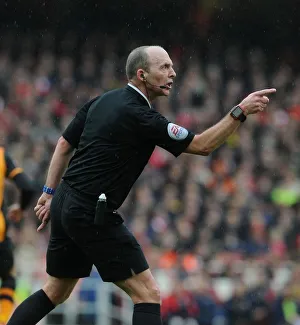 Arsenal V Hull City - FA Cup 2015-16 Prints: Mike Dean: Referees Arsenal vs. Hull City FA Cup Clash
