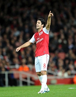 Mikel Arteta (Arsenal). Arsenal 0: 0 Marseille. UEFA Champions League. Group F