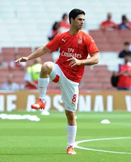 Mikel Arteta (Arsenal). Arsenal 0: 2 West Ham United. Barclays Premier League. Emirates