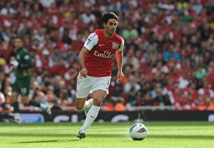 Arsenal V Swansea City 2011-12 Prints: Mikel Arteta (Arsenal). Arsenal 1: 0 Swansea City. Barclays Premier League