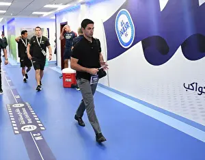 Mikel Arteta and Arsenal Face Off Against Olympique Lyonnais in Dubai Super Cup, 2022
