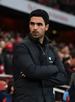 Arsenal V Newcastle United 2019-20 Prints: Mikel Arteta: Arsenal FC Head Coach Ahead of Arsenal v Newcastle United Premier League Clash (2019-20)