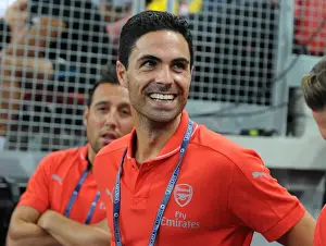 Mikel Arteta - Arsenal Football Club: Pre-Match Focus at the Singapore National Stadium, 2015