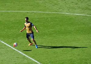 Leicester City V Arsenal 2015/16 Prints: Mikel Arteta (Arsenal). Leicester City 2: 5 Arsenal
