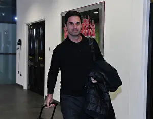 Arsenal V Crystal Palace 2023-24 Prints: Mikel Arteta: Arsenal Manager Prepared for Arsenal vs Crystal Palace