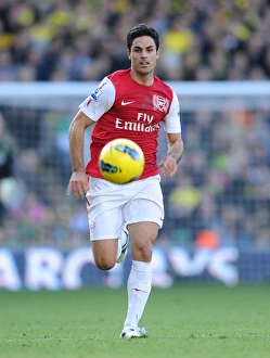 Mikel Arteta (Arsenal). Norwich City v Arsenal. Barclays Premier League Mikel Arteta (Arsenal). Norwich City v Arsenal. Barclays Premier League