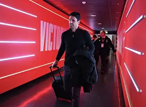 Arsenal V Newcastle United 2022-23 Prints: Mikel Arteta Before Arsenal vs Newcastle United Premier League Clash (2022-23)