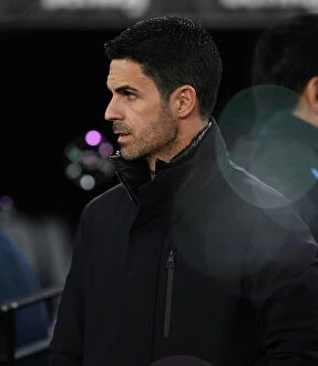 West Ham United v Arsenal - Carabao Cup 2023-24 Collection: Mikel Arteta Before Arsenal's Carabao Cup Clash Against West Ham United, London 2023