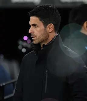 West Ham United V Arsenal - Carabao Cup 2023-24 Prints: Mikel Arteta Before Arsenal's Carabao Cup Clash Against West Ham United, London 2023