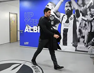 Mikel Arteta Before Arsenal's Clash Against Brighton & Hove Albion in Premier League 2022-23