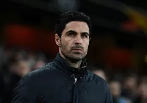 Images Dated 28th February 2020: Mikel Arteta before Arsenal's Europa League Clash against Olympiacos