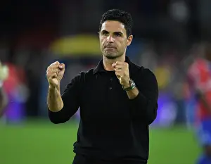 Mikel Arteta Celebrates Arsenal's Win at Crystal Palace: Premier League 2023-24