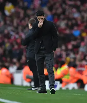 Arsenal V West Ham United 2019-20 Prints: Mikel Arteta Faces Off Against West Ham United in Premier League Clash