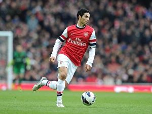 Mikel Arteta Focused: Arsenal vs. Reading, Premier League 2012-13