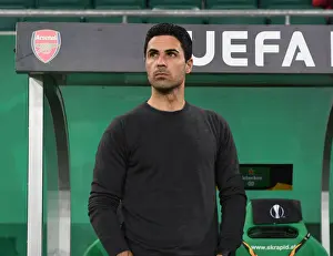 Mikel Arteta Guides Arsenal in Europa League Battle against Rapid Vienna (2020-21)