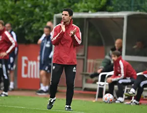 Mikel Arteta Guides Arsenal in Pre-Season Match Against Millwall (2021-22)