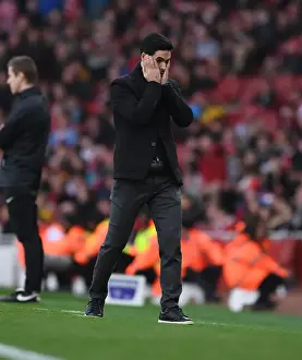 Arsenal V West Ham United 2019-20 Prints: Mikel Arteta Guides Arsenal in Premier League Battle Against West Ham United