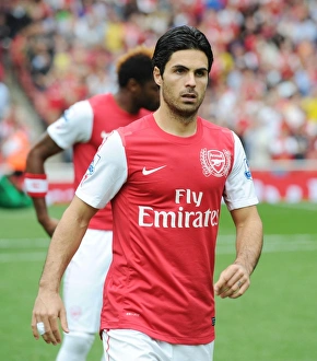 Arsenal V Bolton Wanderers 2011-12 Prints: Mikel Arteta Leading Arsenal Against Bolton Wanderers, 2011-12 Premier League
