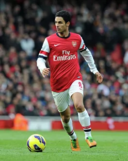 Mikel Arteta Leading Arsenal Against Queens Park Rangers, 2012-13 Premier League