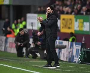 Burnley V Arsenal 2019-20 Prints: Mikel Arteta Leads Arsenal Against Burnley in Premier League Clash