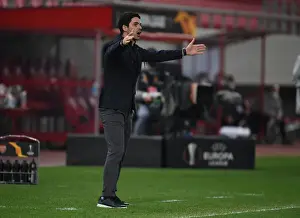Arsenal V SL Benfica 2020-21 Prints: Mikel Arteta Leads Arsenal in Europa League Battle against SL Benfica (Piraeus, 2021)