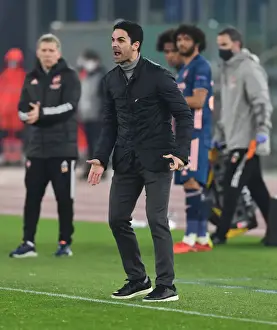 Mikel Arteta Leads Arsenal in Europa League Clash against SL Benfica, Rome 2021